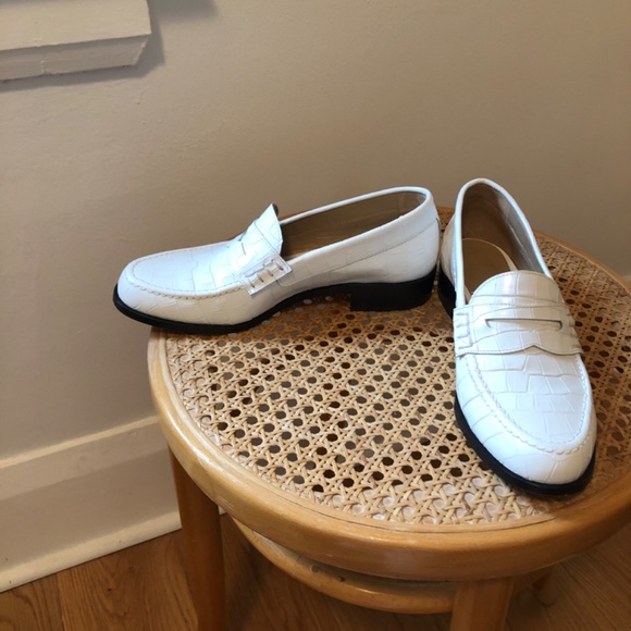 Maryam Nassir Zadeh Suffolk Loafer - White Croc - Picture 2 of 7